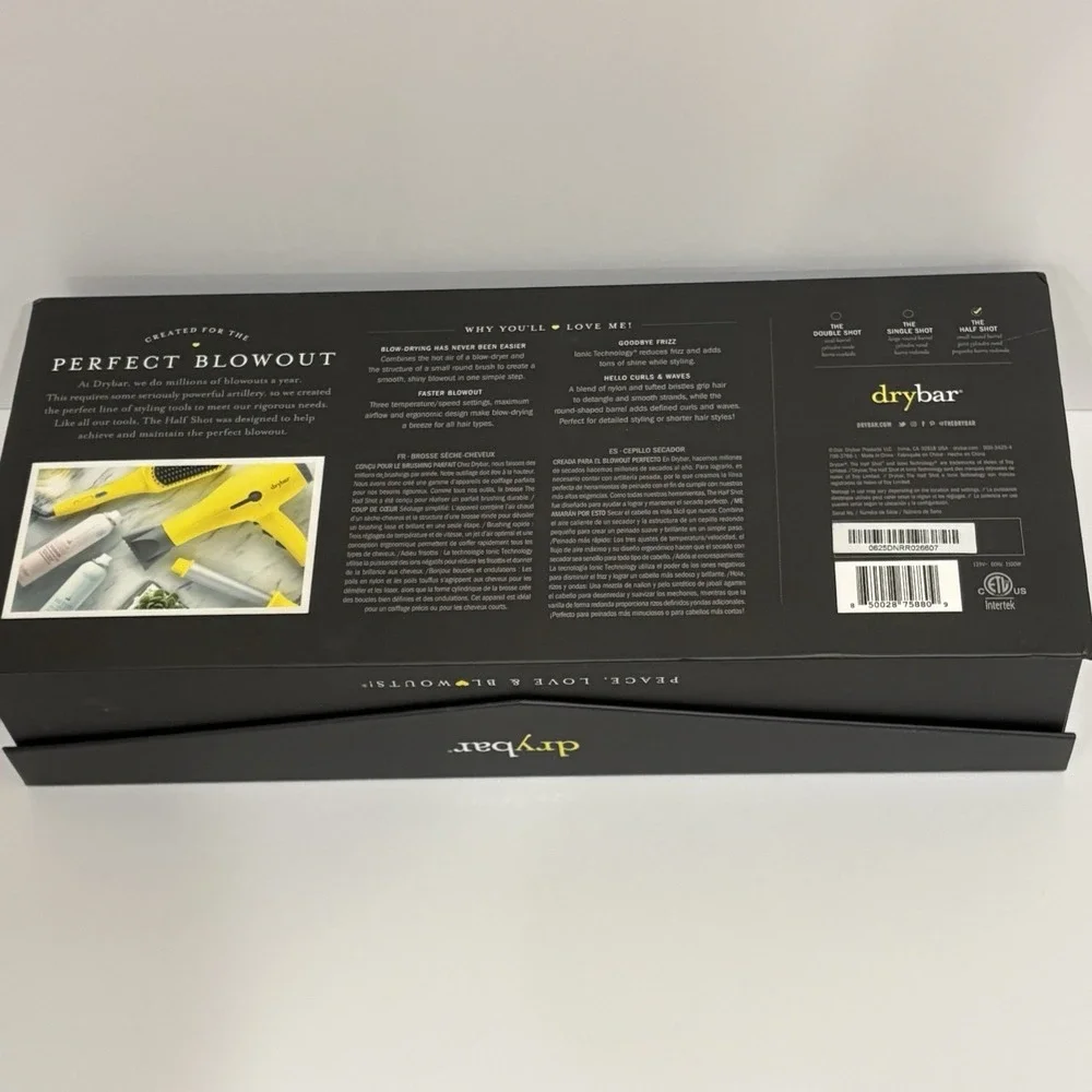 Drybar The Single Shot Round Blow-Dryer Brush for Faster Blowouts NEW